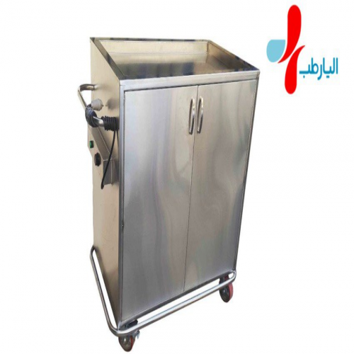 ترالی گرمخانه دار استیل