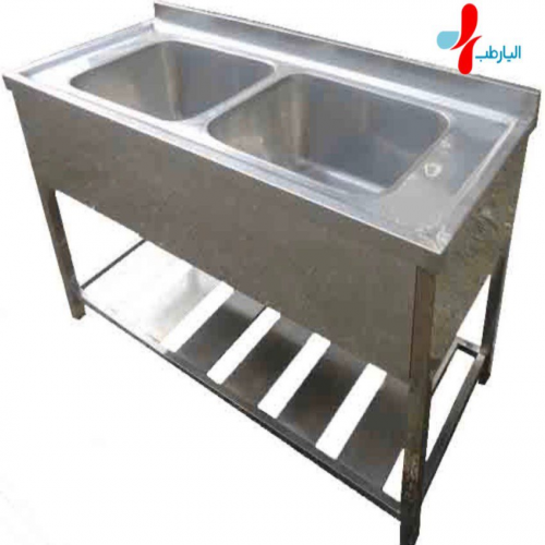 سینک دو لگن پایه دار