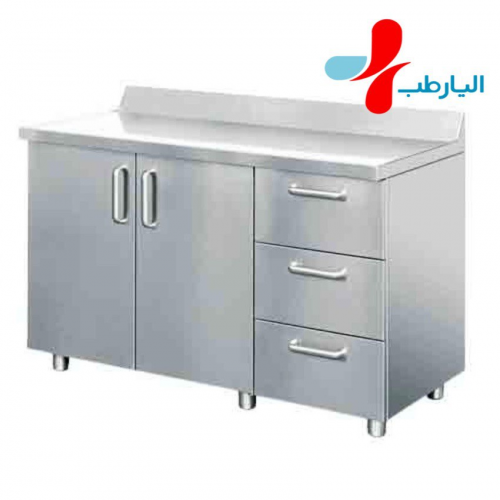 کابینت استیل زمینی