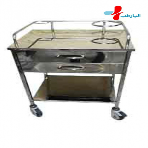 ترالی تزریقات استیل